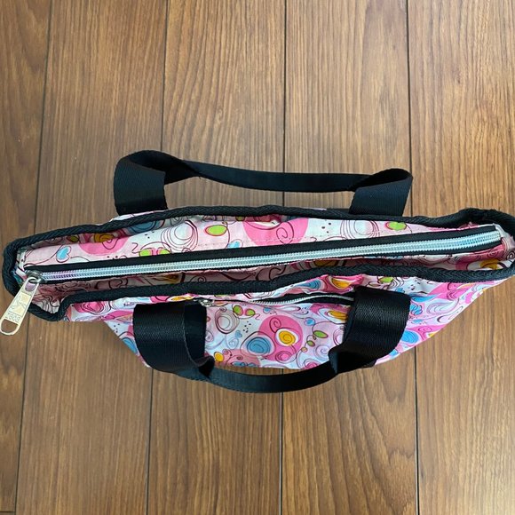 Zeca Pink Dot Design Lunch Bag - Picture 5 of 6